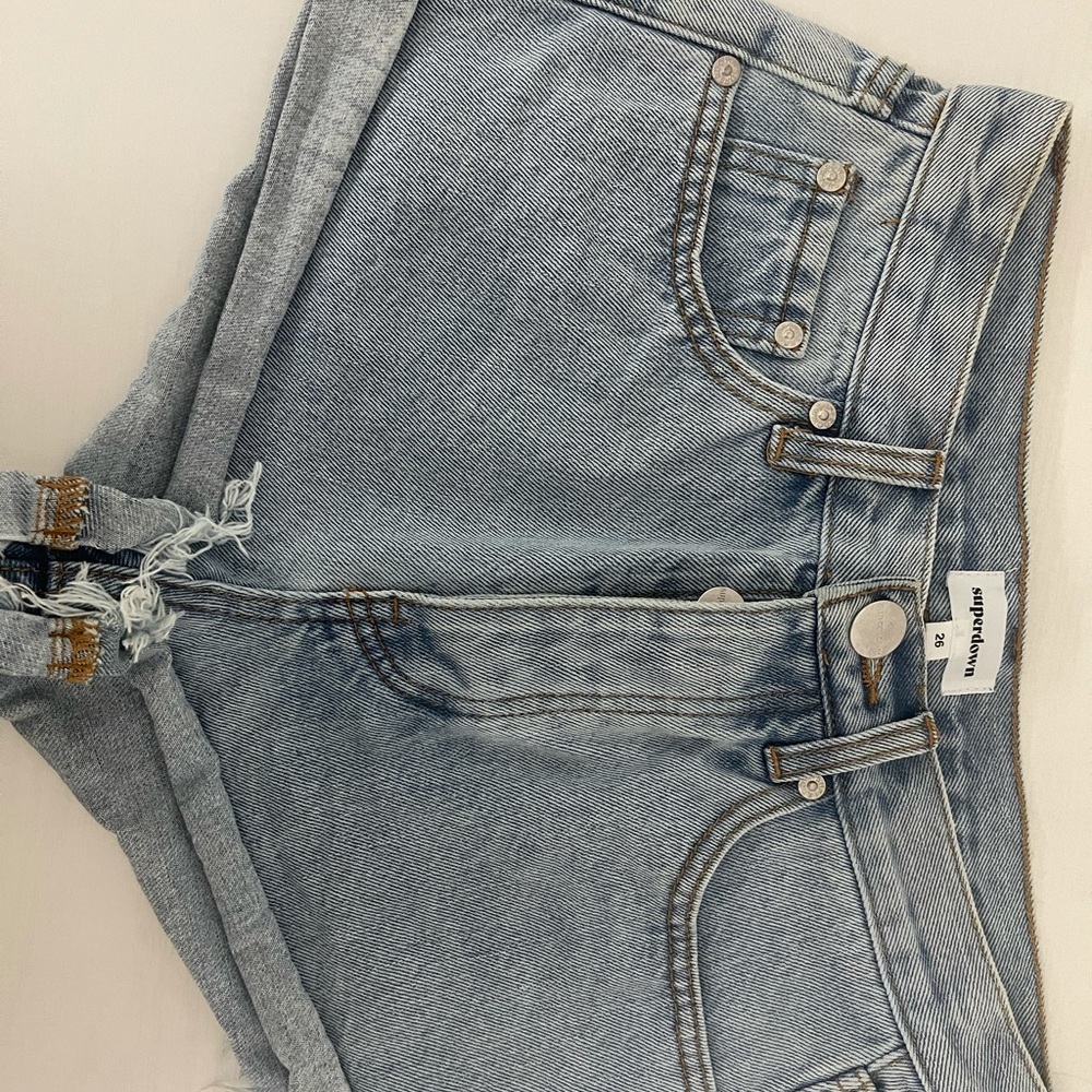 Superdown denim shorts